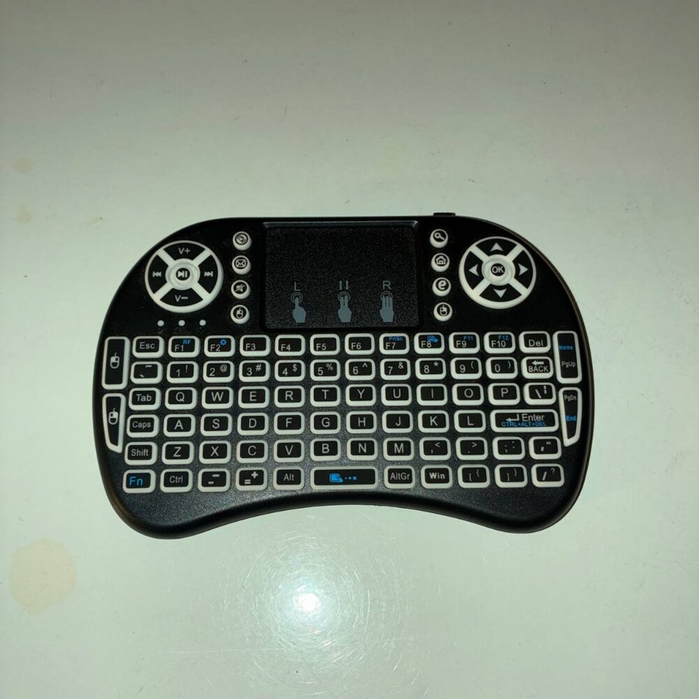 Mini Wireless Keyboard with Touchpad Mouse LED Backlit Portable PC Tablet Window